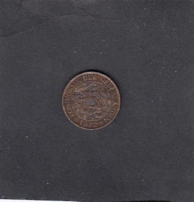 Beschrijving: 1 Cent WILHELMINA  